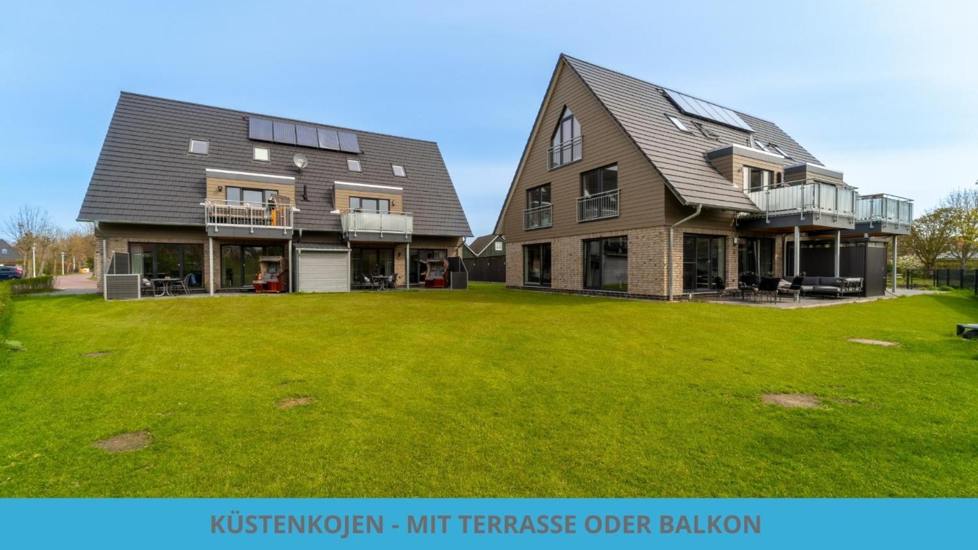 Kuestenkojen Mit 4 Ferienwohnungen Fuer 1 Bis 8 Pers Mit Diversen Schlafzimmern, Garten Oder Balkon Büsum Extérieur photo