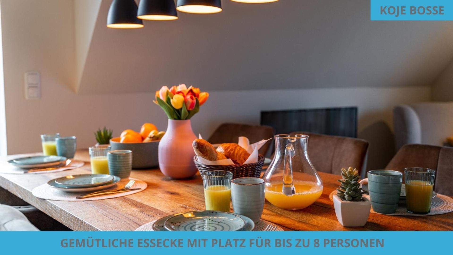 Kuestenkojen Mit 4 Ferienwohnungen Fuer 1 Bis 8 Pers Mit Diversen Schlafzimmern, Garten Oder Balkon Büsum Extérieur photo